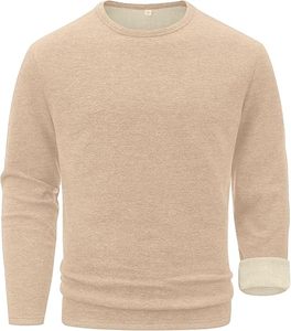 Camisa de Franela de Lana Merino Suave al Tacto para Hombre, Fibra Fina, Manga Larga, Térmica, Transpirable, para Invierno, Informal, a Cuadros - Product Image 1