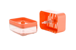Distributeur de savon moderne en plastique pour évier avec fonction de nettoyage facile, liquide bleu visible - Product Image 4