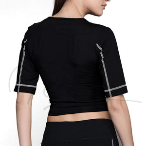 Top Corto para Mujer, Informal, Suave, Transpirable, para Uso Diario, Top Deportivo para Gimnasio, Entrenamiento, Top Activo - Product Image 5