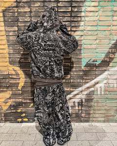 Ensemble survêtement homme personnalisé en polaire technique camouflage Real Tree – Hoodie et pantalon streetwear - Product Image 5