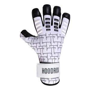 Gants d'entraînement Série Académie : Latex robuste 4 mm, Coupe plate, Soutien des doigts, Sangle élastique, Équipement de football OEM personnalisé en gros - Product Image 4