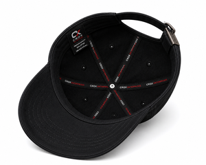 Black Embroidered Logo Baseball <b>Cap</b> Adjustable Curved Brim Casual Teamwear Promotional <b>Hat</b> - Product Image 2