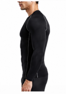 Camiseta de Compresión Deportiva de Manga Corta para Hombre, Ropa Deportiva de Entrenamiento, Camisetas de Compresión Personalizadas al por Mayor - Product Image 4