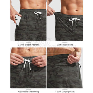 Shorts de bain pour hommes de qualité supérieure, en tissu extensible respirant et écologique, conçus pour la natation, les vacances, les loisirs et les activités de plein air - Product Image 6