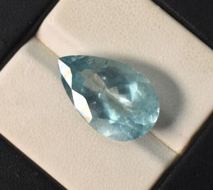 พลอยสีฟ้าธรรมชาติพลอยสีฟ้าเจียระไนลูกแพร์ตัดหินพลอยหลวมคุณภาพสูงสำหรับการประยุกต์ใช้เครื่องประดับหินสีฟ้าท้องฟ้า - Product Image 5