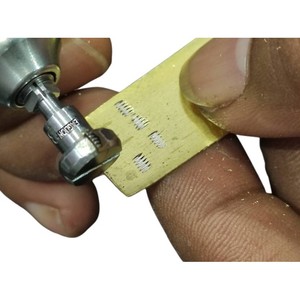 Martillo volante en forma de V de tamaño de línea de 2mm, herramientas de diamante para facetado, corte de joyería, herramienta de fabricación de joyas de oro y plata usada - Product Image 6