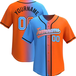 Maillot de baseball personnalisé de qualité supérieure, respirant, antibactérien, évacuant l'humidité, léger, design ventilé, vente en gros OEM - Product Image 1