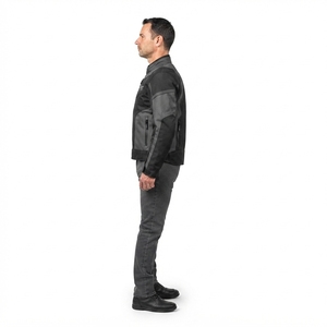 Blouson de moto OEM pour homme en Cordura 600D, avec empiècements de précision en textile, pour le sport et le tourisme, équipement de protection personnalisé - Product Image 3