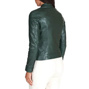 Factory Made Design <b>Cheap</b> Price Women's <b>Jackets</b> Custom Printed Logo Women Leather <b>Jacket</b> In Wholesale - Product Image 3