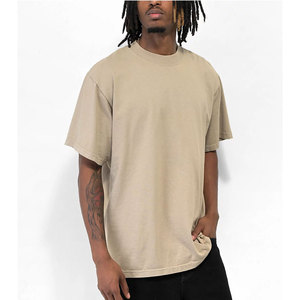 T-shirts Streetwear Premium en Mélange Épais, Unis et Vierges, Vente en Gros, Style Shaka Wear, Col Ajusté, T-shirt Streetwear Ultra Lourd - Product Image 5