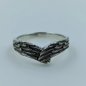 Handmade Dainty Band <b>Ring</b> Angel Hug <b>Feather</b> Wings in 925 Sterling <b>Silver</b> for Men and Women Everyday Wear - Product Image 3