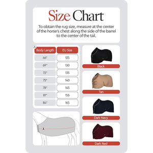 Couverture de refroidissement pour chevaux en polaire à séchage rapide, très vendue |   Drap anti-humidité avec surpiqûres en X et cordon de fixation |   Tapis stable de 69 pouces - Product Image 3