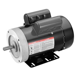 Motore Elettrico 1.5HP AC 115V/230V 3450 Giri/min Telaio 56C Monofase Albero con Scanalatura da 5/8'' Certificato ROHS Rotazione CW/CCW per Aria - Product Image 4