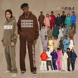 Muestra Gratuita, Servicio OEM, Logotipo Personalizado, Sudadera Deportiva Lisa de Color Sólido para Hombre, Talla Grande, para Gimnasio - Product Image 2