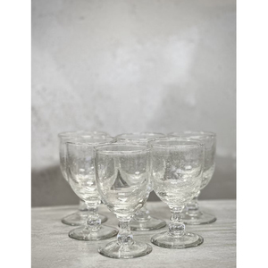 Copa de Vino Decorativa Hecha a Mano con Diseño de Burbujas Transparentes para una Decoración Moderna de Mesa y del Hogar - Product Image 1