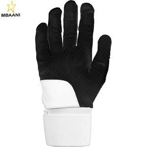 ถุงมือตีเบสบอลแบบมืออาชีพ สายรัดข้อมือแบบพันสองชั้นพิเศษเพื่อการรองรับข้อมือ  ข้อต่อแบบตาข่ายเพื่อความยืดหยุ่น - Product Image 2