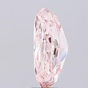Diamant de laboratoire cultivé en CVD, certifié IGI, clarté VS1, taille excellente, rose intense fantaisie ovale, durable, pour la joaillerie. - Product Image 5