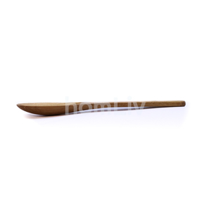 Cuillère de service décorative en bois de teck massif, faite à la main, durable et naturelle, pour cuisine, spatule à riz, ustensile de cuisson, vaisselle - Product Image 6