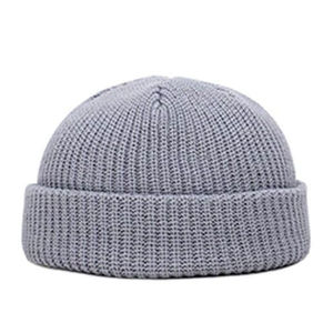 High End Hand Knitted 100% Acrylic <b>Beanie</b> <b>Hat</b> Custom Private Label Winter Skull Cap for Fashion Clothing Brands Daily - Product Image 1