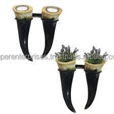 Bougeoir à gobelet en corne unie T-Light Bougeoir votif utilisé pour la décoration intérieure de la maison Cadeau de mariage Décoration de table Bougeoir - Product Image 6