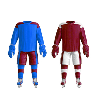 Vêtement de sport en sergé respirant, anti-humidité, séchage rapide, imprimé numériquement, 100 % polyester, pour le hockey sur glace, avec lettres imprimées à l'avant pour adultes - Product Image 6