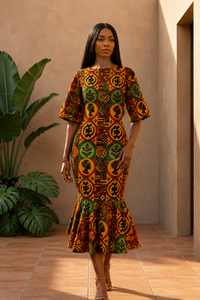 Tissu imprimé africain 100 % polyester, motif Ankara, couleurs personnalisées, écologique, pour robes et vêtements pour filles, vente en gros, export - Product Image 2