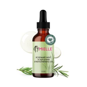 Huile capillaire à la menthe et au romarin Mielle Organics - Huile à la biotine fortifiante pour cheveux crépus et abîmés |   2floz (59 ml) - Product Image 1