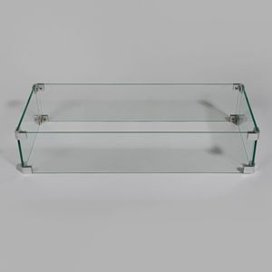 Vetro GL5101 protezione del vento per il fuoco pozzi parabrezza per le caratteristiche del fuoco all'aperto - Product Image 2
