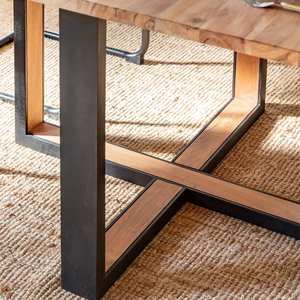 Mesa de comedor Vandana Nimbus Merino de madera de acacia - Product Image 4