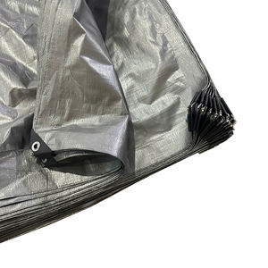 Bâche en toile plastique imperméable bleue, style uni, anti-UV, tissée, pour ferme, tente de revêtement, industrie de la couture - Product Image 4