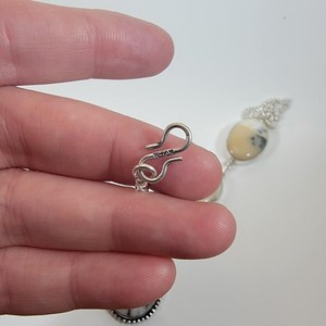 Elegante Colgante de Ágata Dendrítica Dorada Vintage Hecho a Mano con Engaste de Plata de Ley 925, Joyería de Piedras Preciosas para Compromiso, Regalo para Ella - Product Image 3