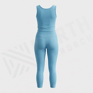 Conjunto de Yoga sin Costuras de Spandex para Mujer, Ropa Deportiva para Gimnasio, Fitness, Ejercicio, Entrenamiento - Product Image 2