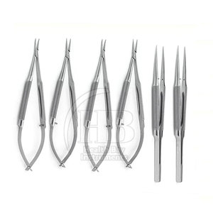 Ensemble complet d'instruments chirurgicaux manuels, microchirurgie, acier inoxydable, réutilisables, outils de précision pour interventions chirurgicales, CE INSTRUMENTS - Product Image 3