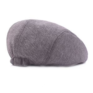 Wholesale Premium Ladies Baker Boy <b>Cap</b> Fashion Chain Detail Newsboy Hat OEM OEM Custom Women <b>Vintage</b> Newsboy <b>Cap</b> Solid Color - Product Image 3