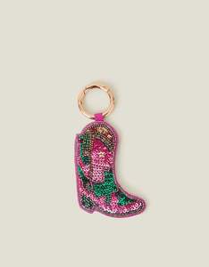 Handcrafted Colorful Beaded Keychain Stylish <b>Purse</b> And <b>Backpack</b> Charm At Best Price - Product Image 5