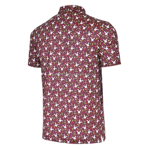 เสื้อโปโลสำหรับผู้ชายพิมพ์ลายดิจิตอลเสื้อถักผ้าโพลีเอสเตอร์ - Product Image 2