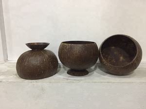 Tazón de cáscara de coco pulido ecológico 100%, artesanía de Vietnam para uso doméstico para ensalada de frutas, fideos y arroz, artesanías naturales - Product Image 6