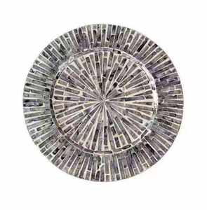 Premium Design Bone Inlay Tray colourful Bone Inlay Serving Tray With Handle <b>Decorative</b> Trays At Factory Wholesale Price - Product Image 3