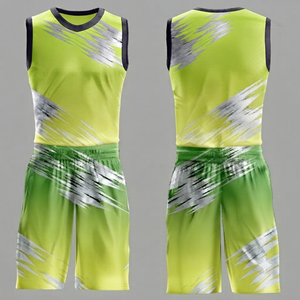 Uniforme de Baloncesto para Hombre con Servicio OEM, Impreso, 100% Poliéster, Secado Rápido, Absorbe la Humedad, Ropa Deportiva sin Mangas, Impresión Sublimada - Product Image 6