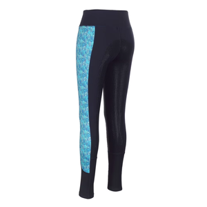Leggings de Yoga de Cintura Alta con Bloques de Color, Panel de Malla de Longitud Completa, Spandex y Poliéster, Elásticos en Cuatro Direcciones, Pantalones Deportivos para Mujer - Product Image 2