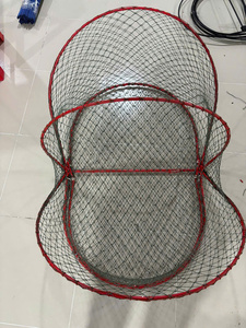 Nasse à Calamar Pliable à Double Nœud en Acier Galvanisé et Filet PE pour la Pêche aux Poulpes – Haute Résistance, Longue Durée, Résistante à l'Abrasion - Product Image 2