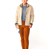 Nouvelle Arrivée - Veste Hiver Homme en Toile Écologique Doublée Polaire Sherpa 300g de Haute Qualité avec Col Montant - Meilleure Vente