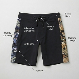 <b>Men</b> Short high quality sublimated board short Polyester <b>trunk</b> short <b>for</b> boys customized stretchable <b>men</b> <b>trunk</b> short - Product Image 2