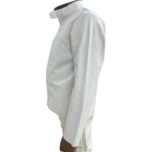 Combinaison de soudage en cuir de vachette de haute qualité, résistante à la chaleur, ignifuge, avec pantalon, pour la soudure de produits en cuir - Product Image 6
