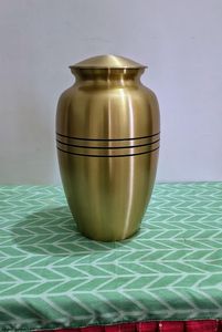 Urna Funeraria de Aluminio Resistente, Estilo Americano, para Cenizas Humanas, Capacidad de 220 Pulgadas Cúbicas, Personalizable - Product Image 4