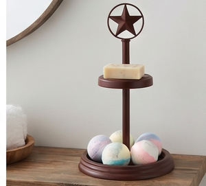 Versatile Iron Star Design Stainless Steel With Circular Base <b>Paper</b> Towel Stand Perfect For <b>Kitchen</b> Office Cafe And Bathroom Use - Product Image 5