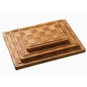 Planche à découper exclusive en bois d'acacia avec poignée pour servir, idéale pour la cuisine, les pizzas, le pain, le fromage, les charcuteries, les fruits et les légumes - Product Image 3