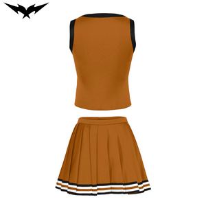 Uniforme de Animadora Personalizado para Niña/Disfraz de Baile con Pedrería Brillante AB para Unisex, Diseño Hermoso y Hecho a Medida - Product Image 4