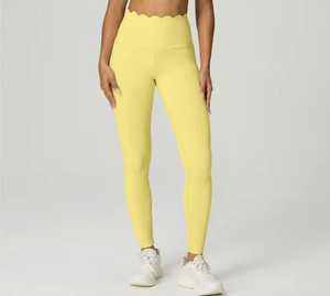 Leggings Deportivos de Cintura Alta, Tejido Geométrico, Spandex Ecológico, Elásticos, Transpirables, Suaves y de Compresión para Mujer - Product Image 3