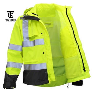 <b>Men</b> Premium High Visibility Workwear <b>Jackets</b> <b>Reflective</b> Safety Clothing for Construction Warehousing Transport and Maintenance - Product Image 2